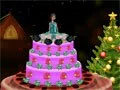 Рождественский торт Барби